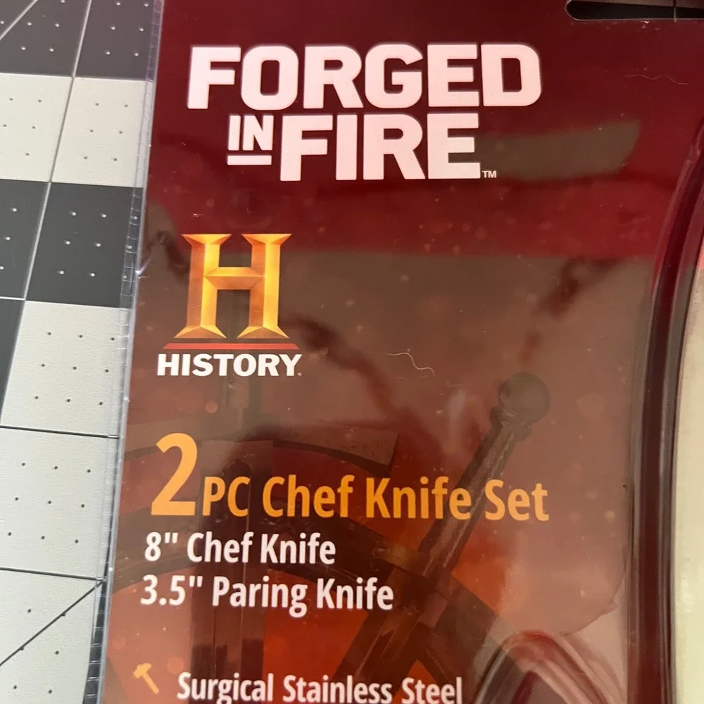 Forged in Fire 2 Pc‎ Chef Knife Set 8